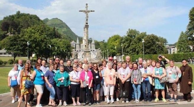 Pilgrim Group in Lourdes